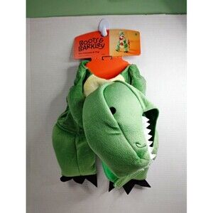 Boots & Barkley Green & White Dinosaur Dog Costume & Toy Set, Size L